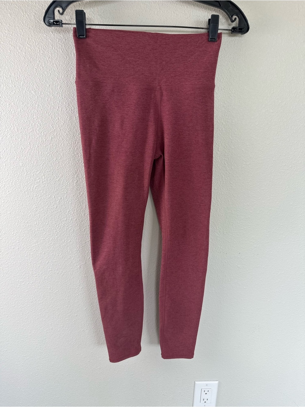 Vuori Clean Elevation Legging Hazelnut Heather Pink Activewear Women’s Small